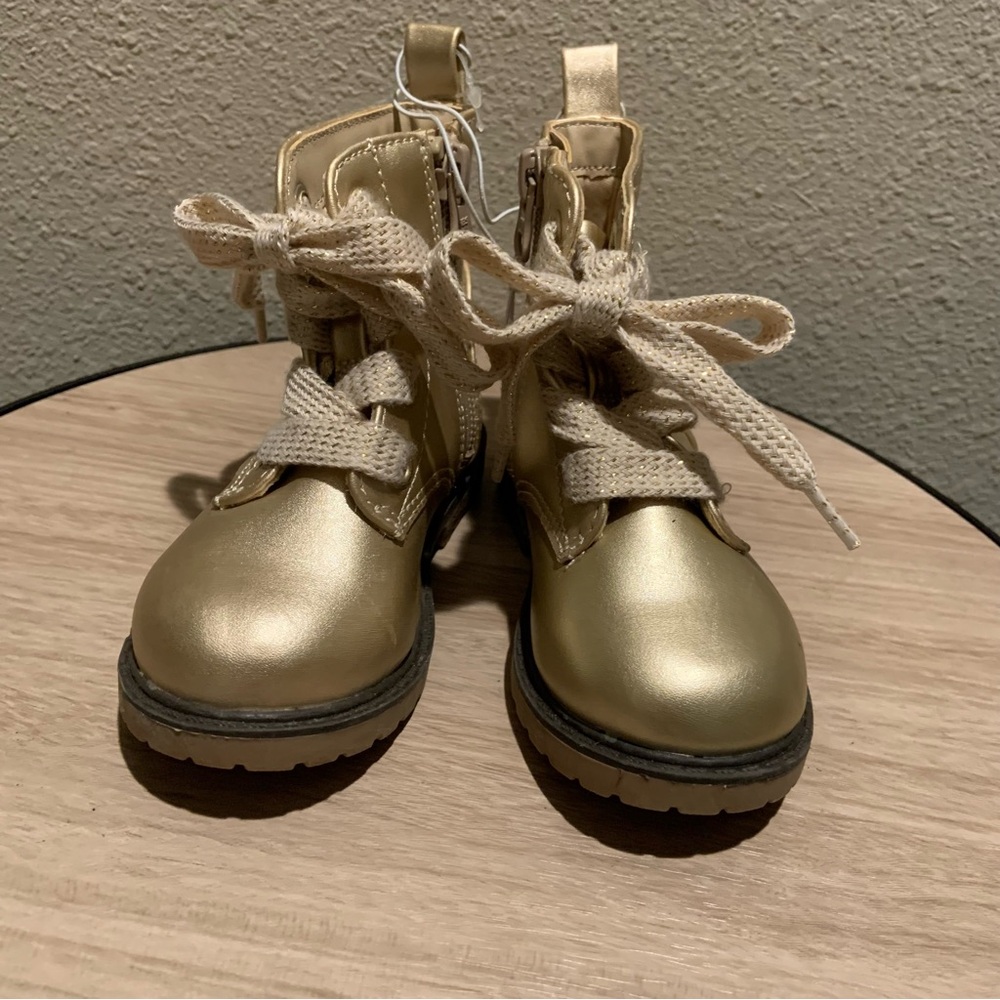 Cat & Jack Gold Kids Boots